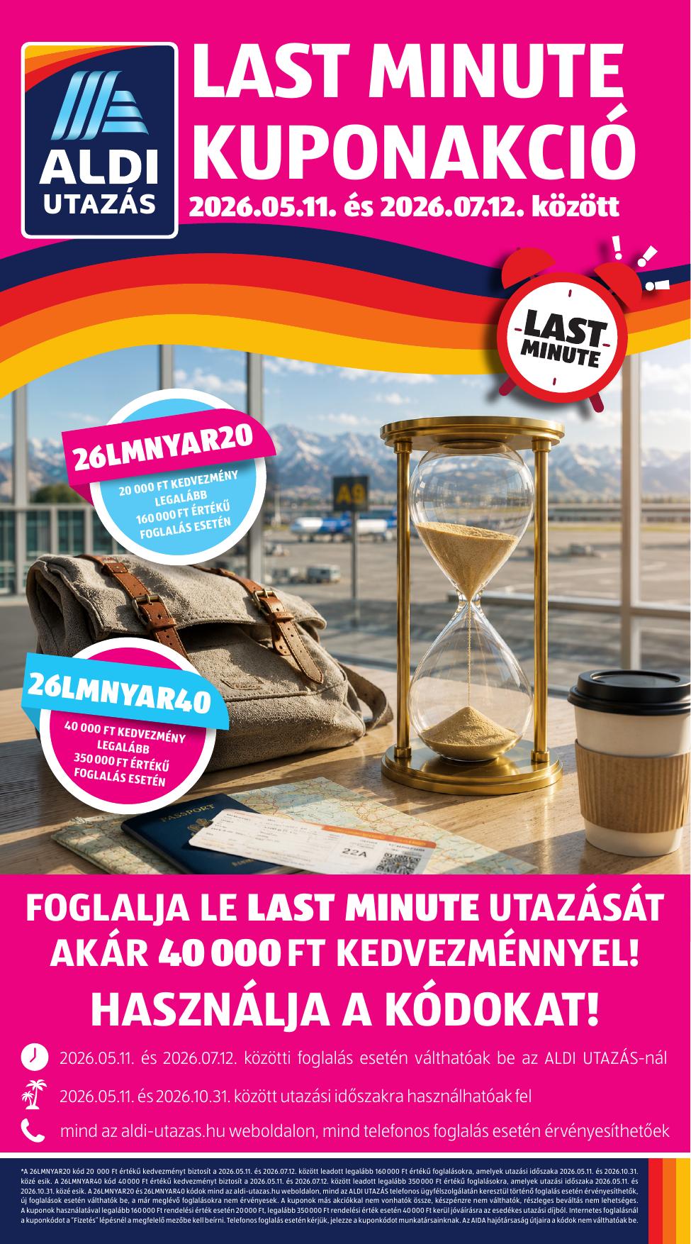 ALDI Utazás akciós újság od 21. 5. 2026 do 21. 5. 2026
