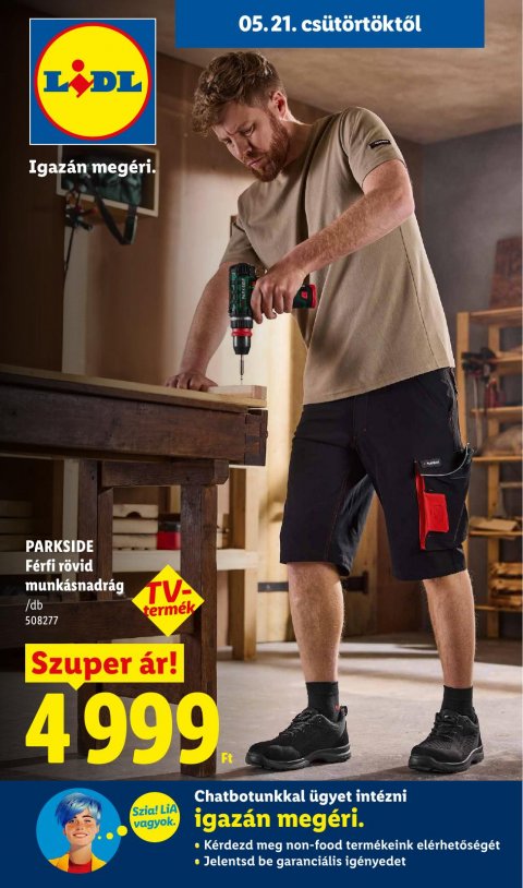 LIDL Nonfood akciós újság od 21. 5. 2026 do 21. 5. 2026