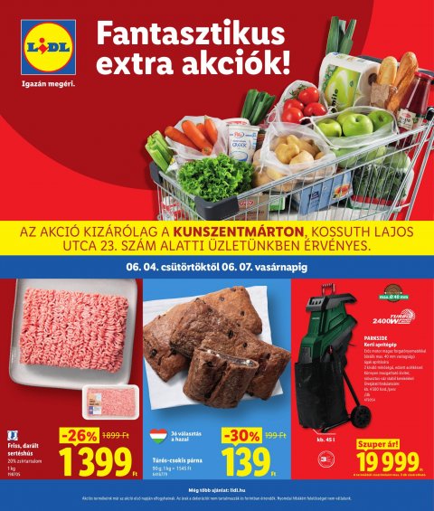 LIDL Regionális akciós újság od 4. 6. 2026 do 7. 6. 2026
