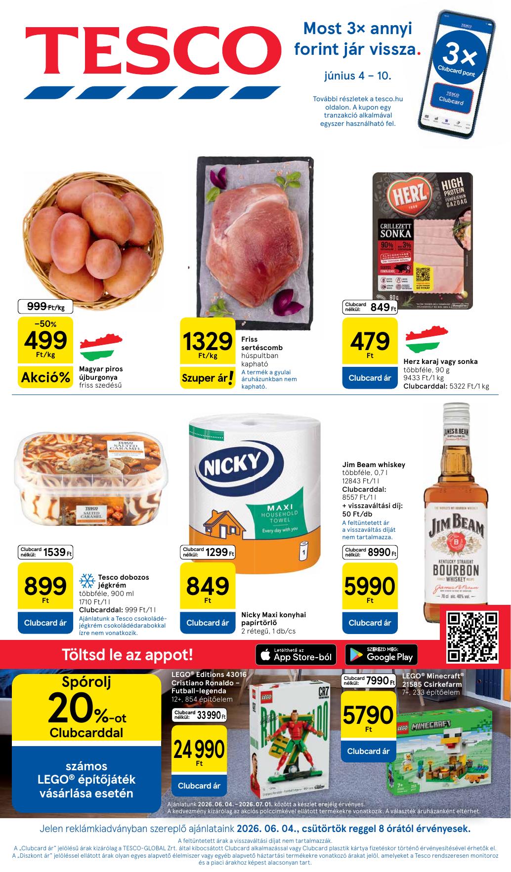 TESCO Hipermarket akciós újság od 4. 6. 2026 do 10. 6. 2026