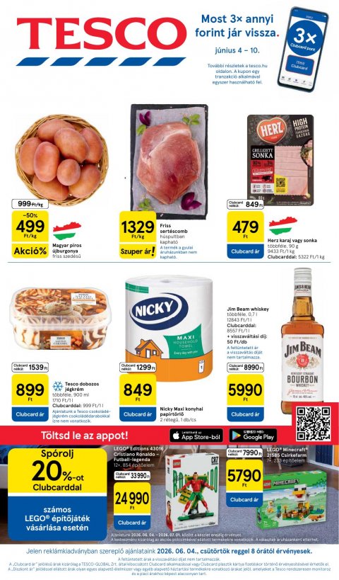 TESCO Hipermarket akciós újság od 4. 6. 2026 do 10. 6. 2026