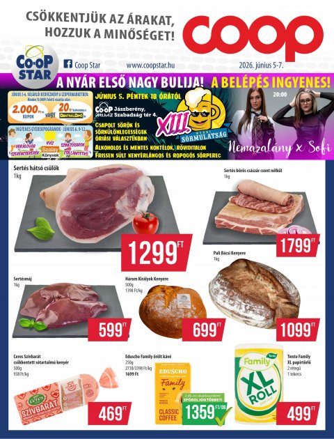COOP Star akciós újság od 5. 6. 2026 do 7. 6. 2026