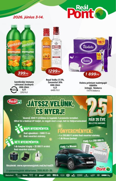 REAL Pont akciós újság od 4. 6. 2026 do 14. 6. 2026