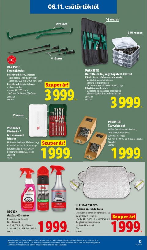 LIDL Nonfood akciós újság