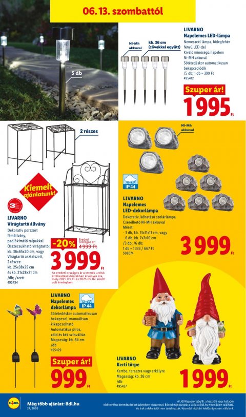 LIDL Nonfood akciós újság