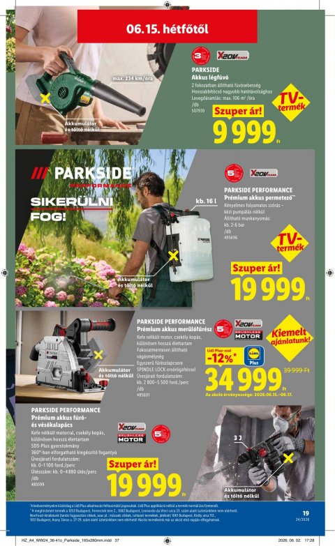 LIDL Nonfood akciós újság