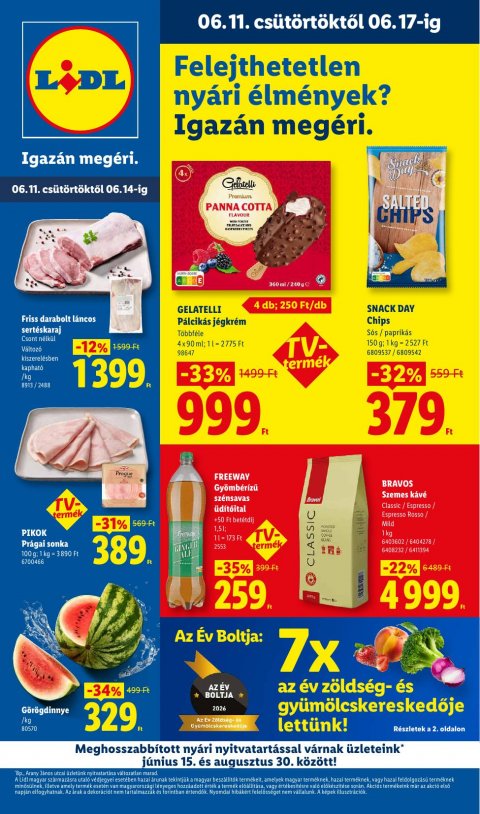 LIDL akciós újság od 11. 6. 2026 do 17. 6. 2026