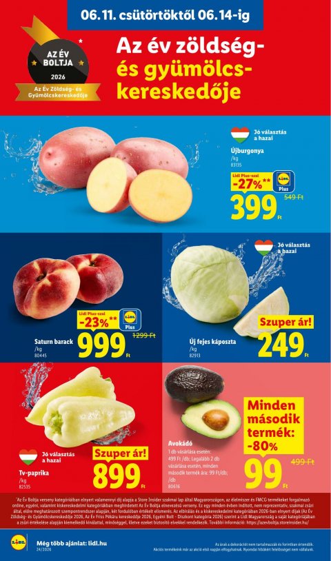 LIDL akciós újság