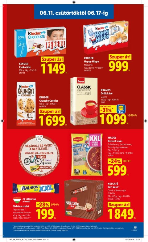 LIDL akciós újság