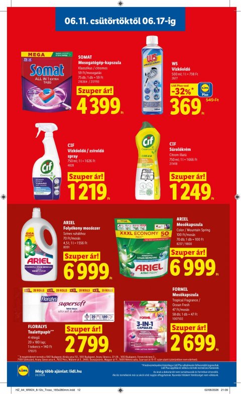 LIDL akciós újság