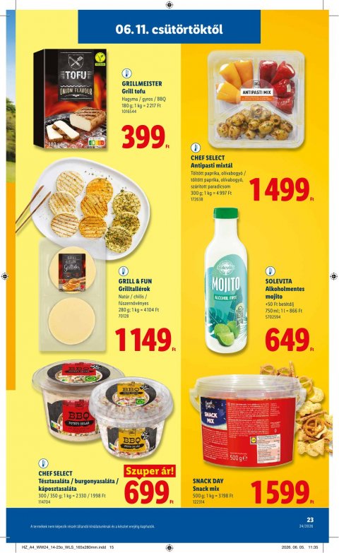 LIDL akciós újság