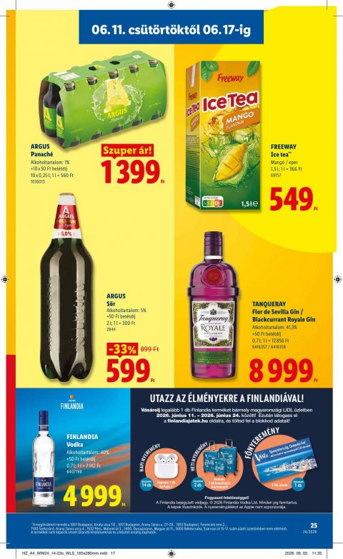 LIDL akciós újság