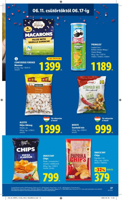 LIDL akciós újság