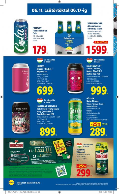 LIDL akciós újság