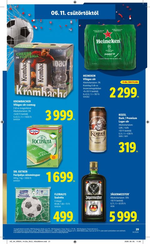 LIDL akciós újság