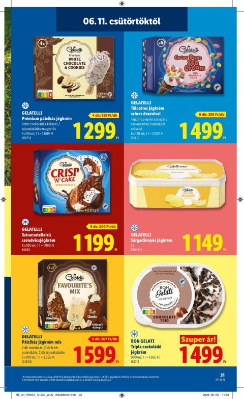 LIDL akciós újság