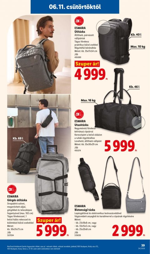 LIDL akciós újság
