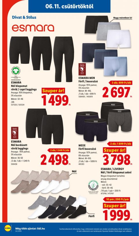 LIDL akciós újság