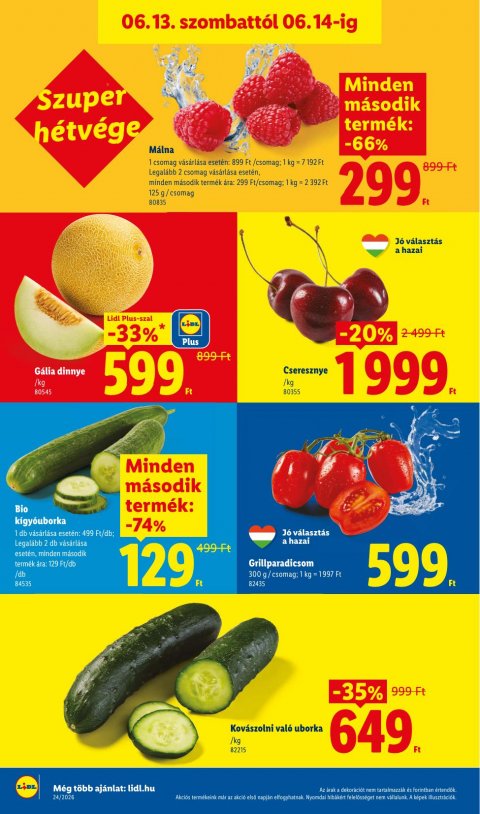 LIDL akciós újság