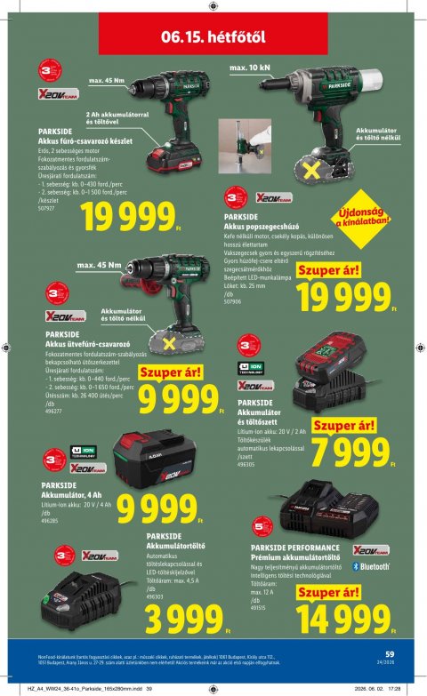 LIDL akciós újság