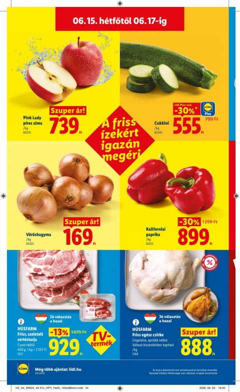 LIDL akciós újság