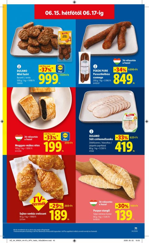 LIDL akciós újság