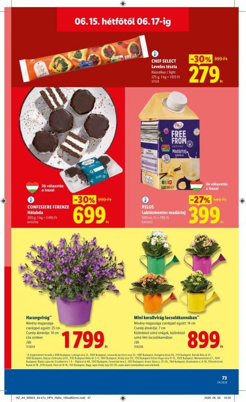LIDL akciós újság