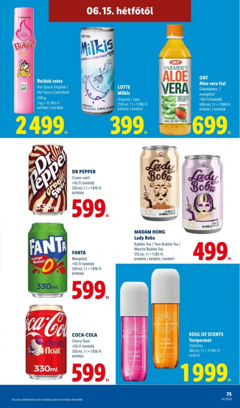 LIDL akciós újság