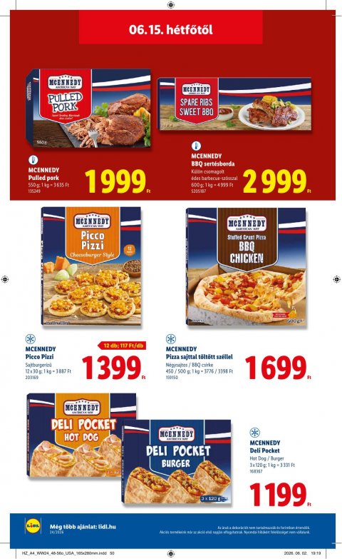 LIDL akciós újság