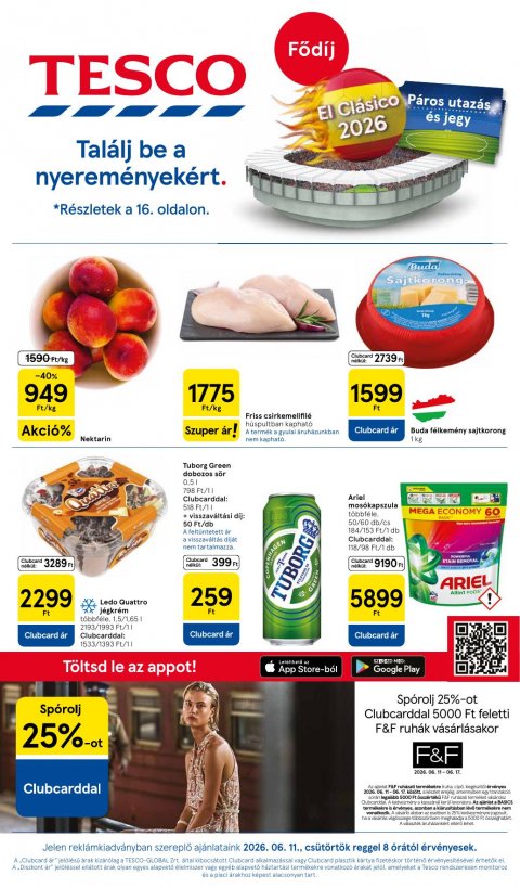 TESCO Hipermarket akciós újság od 11. 6. 2026 do 17. 6. 2026