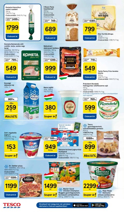 TESCO Hipermarket akciós újság