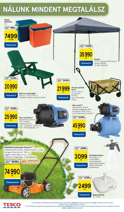 TESCO Hipermarket akciós újság