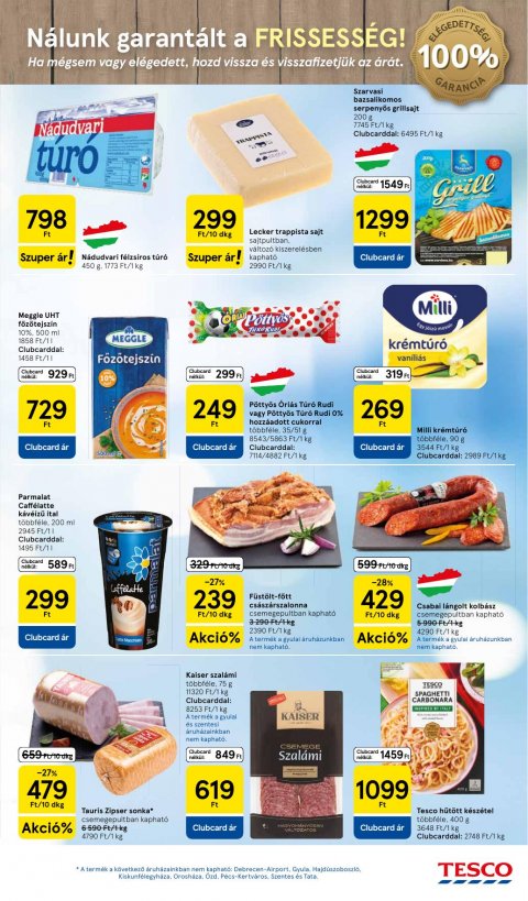 TESCO Hipermarket akciós újság