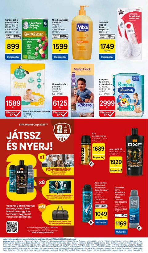 TESCO Hipermarket akciós újság