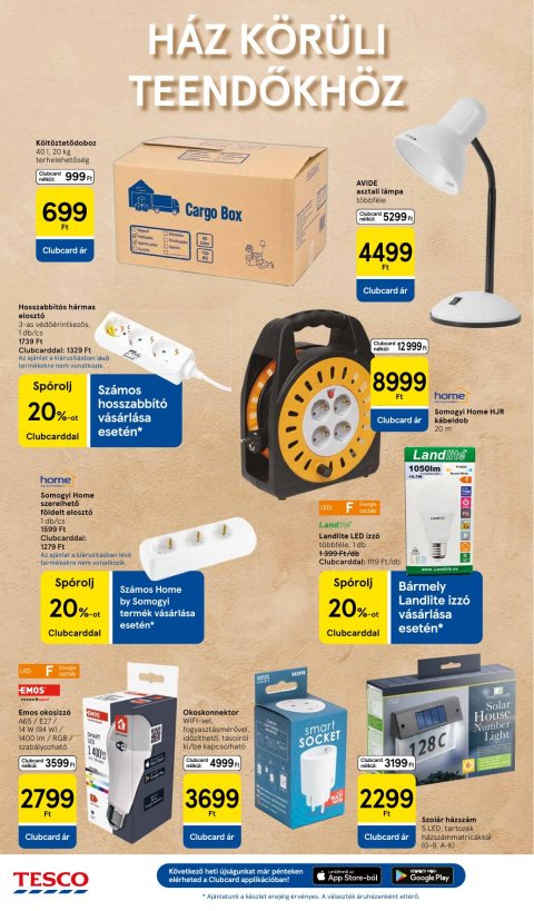 TESCO Hipermarket akciós újság