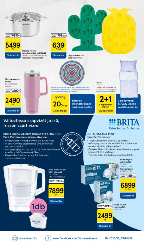 TESCO Hipermarket akciós újság