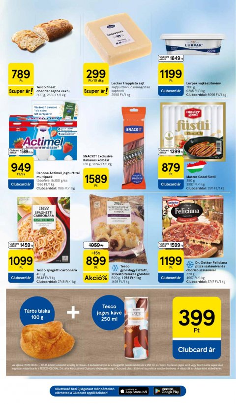 TESCO Szupermarket akciós újság