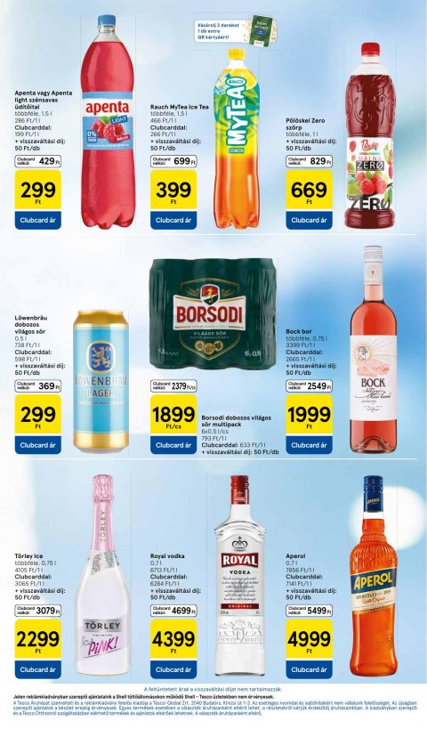 TESCO Szupermarket akciós újság