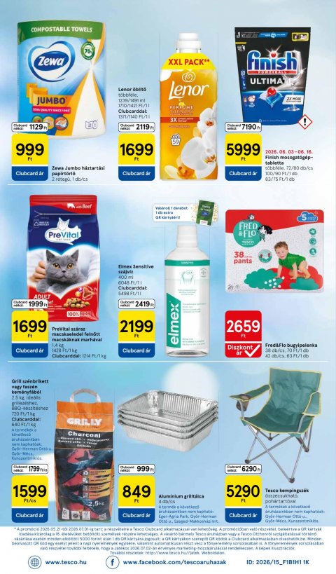 TESCO Szupermarket akciós újság