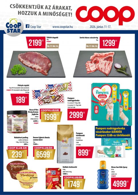 COOP Star akciós újság od 11. 6. 2026 do 17. 6. 2026