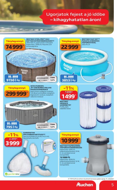 AUCHAN Hipermarket Nyári extra akciós újság