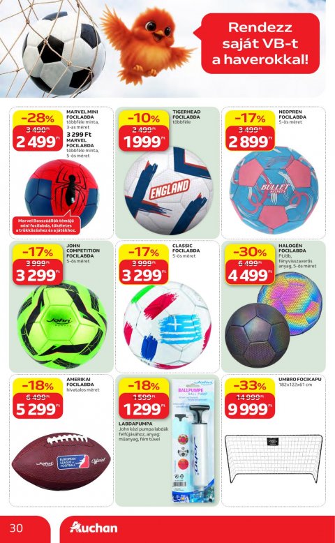 AUCHAN Hipermarket Nyári extra akciós újság