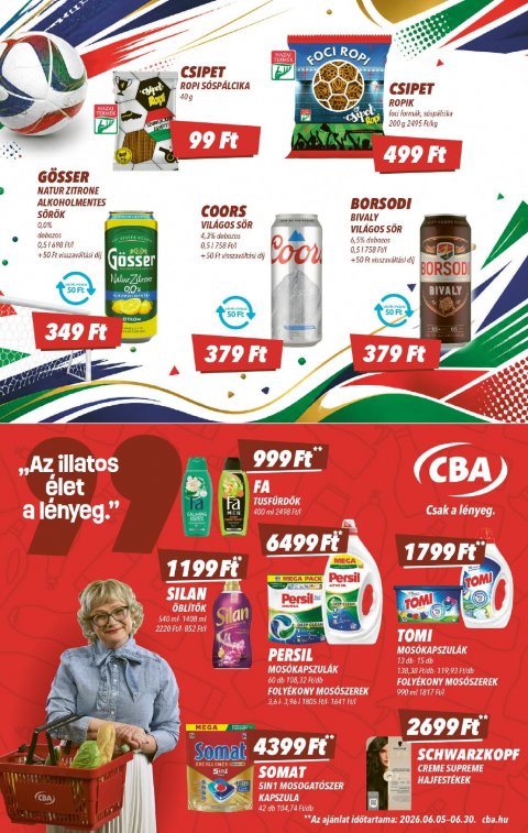 CBA akciós újság