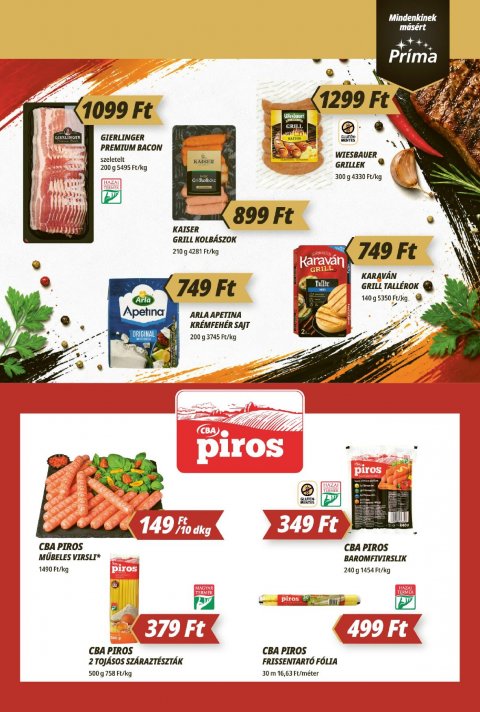 CBA Príma akciós újság