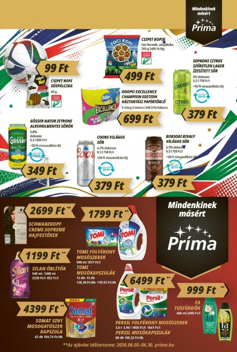 CBA Príma akciós újság