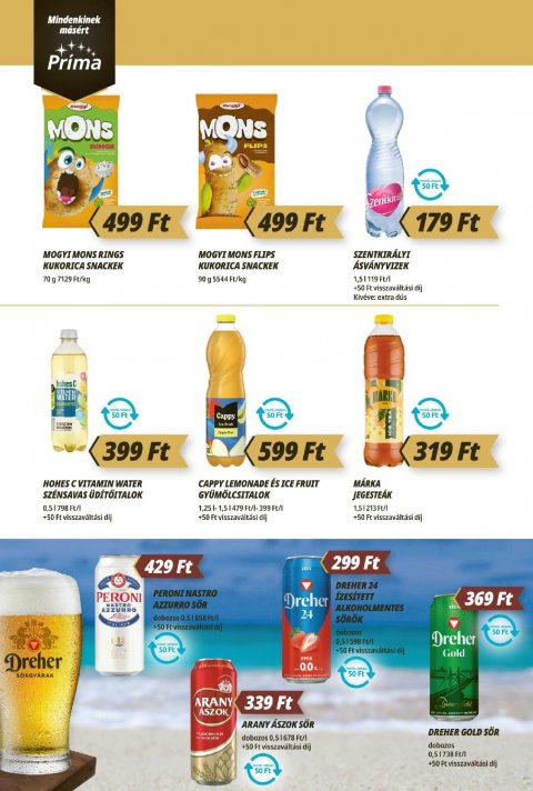 CBA Príma akciós újság