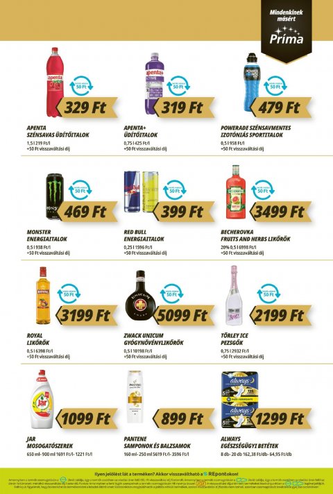 CBA Príma akciós újság