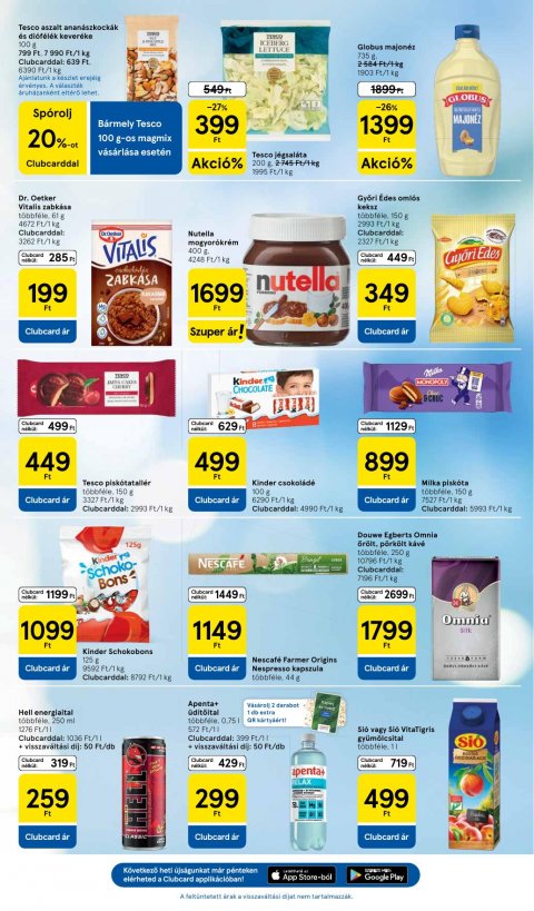 TESCO Hipermarket akciós újság