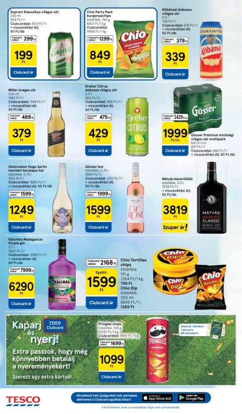 TESCO Hipermarket akciós újság