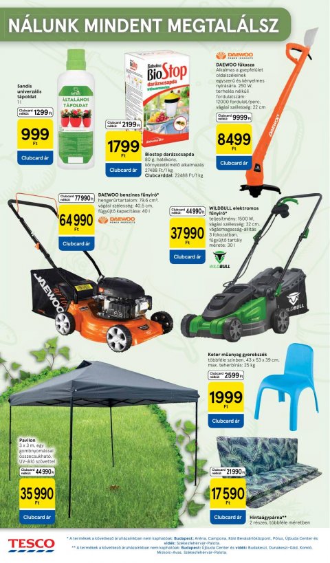 TESCO Hipermarket akciós újság